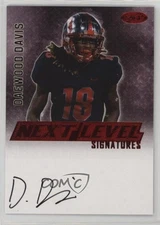 2023 SAGE High Series Next Level Signatures Red Daewood Davis #NLS-DD Auto 1mi4