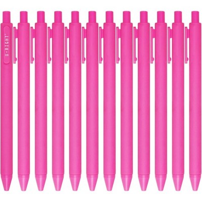 12 Pcs Gel Ink Pens Black Ink 0.5 mm Fine Point Smooth Writing Cute Pens for ...