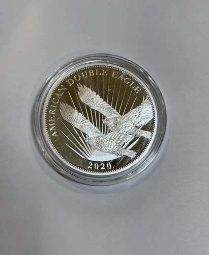 2020 Double Eagle 1/2 Troy Oz .999 Fine Silver $2 Coin