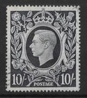 GB 1939 GVI 10/- Dark Blue SG478 Fine Used Cat£22