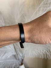 Black Titanium Magnetic Bracelet Cuff Men Women Arthritis Pain Energy Balance X