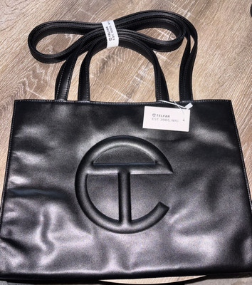 Telfar Medium Shopping Bag (Black)