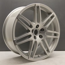 AUDI A6 C6 LE MANS 19" S LINE ALLOY WHEEL RIM OEM SILVER 4F0601025BA GENUINE X1