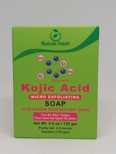 A+ Nature Fresh Original Kojic Acid Curcuma Micro saponetta esfoliante 4,50 oz