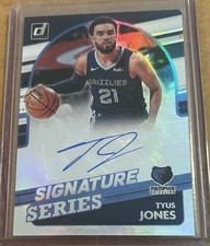 2021-22 Panini Donruss - Signature Series Grizzlies PG. Tyus Jones #SS-TJN! Nice