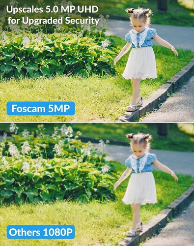 FOSCAM T5EP 5MP POE Security Camera Outdoor Indoor 3K Night Vision 2-Way Audio - Picture 8 of 8