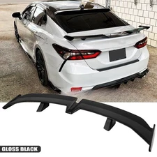 For Toyota Camry SE 55" Rear Trunk Spoiler PRO Racing Rear GT Wing Gloss Black
