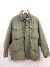 Vtg 1980 US Army M-65 Field Jacket Sz X-Small Reg OG-107 Olive Green Golden Mfg