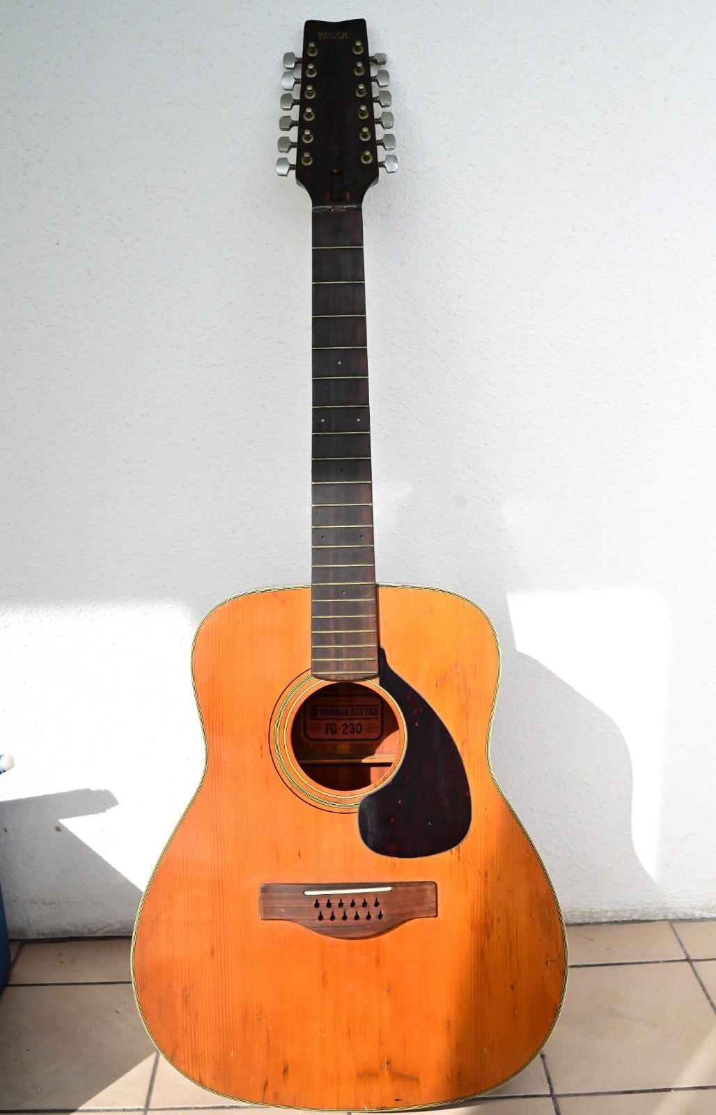 1972 Yamaha FG-230 Red Label 12-String Dreadnought Acoustic Guitar Natural