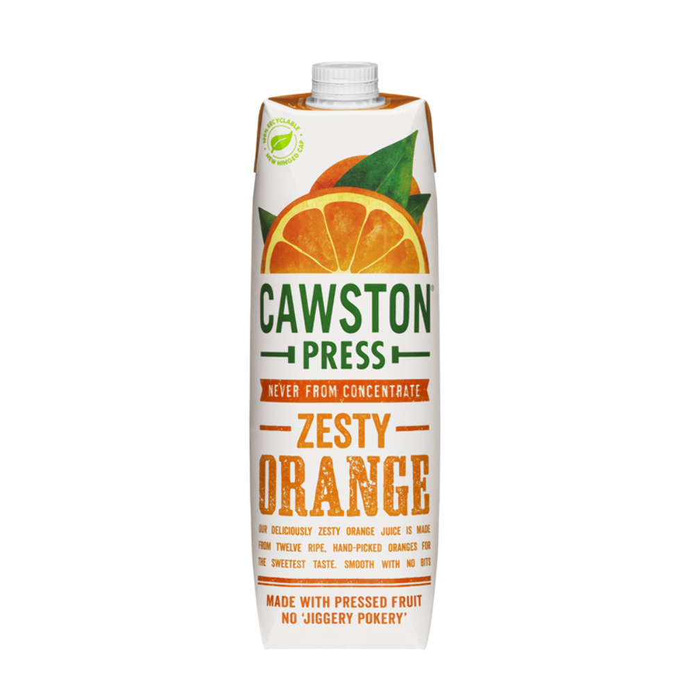 Cawston Press Pressed Orange Juice 1 Litre Not From Concentrate