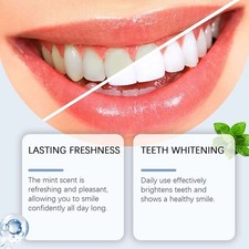 Peppermint Toothpaste for Fresh Breath Enamel Protection and Teeth Whitening