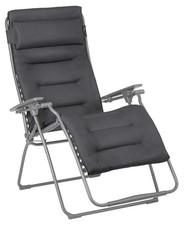Lafuma BE COMFORT FUTURA Garten Liegestuhl Relaxliege klappbar Textilen Grau