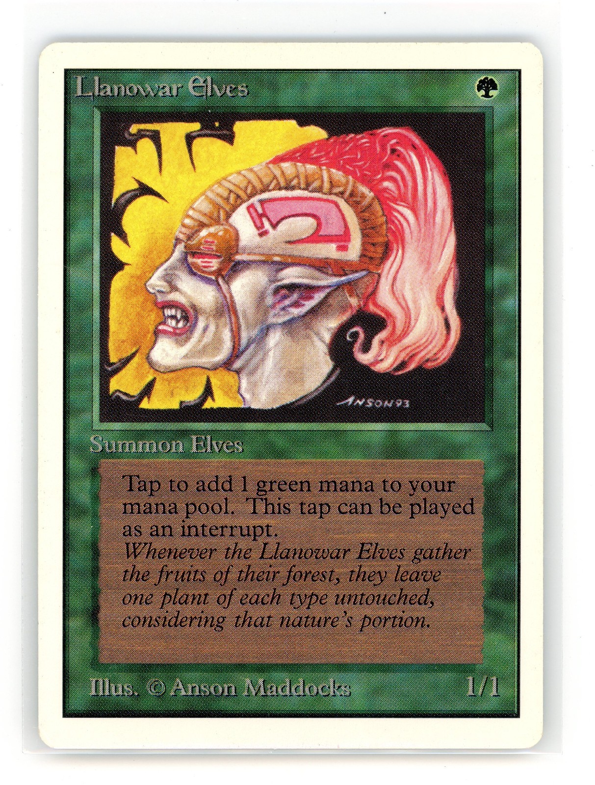 Llanowar Elves - Unlimited Edition - Magic the Gathering