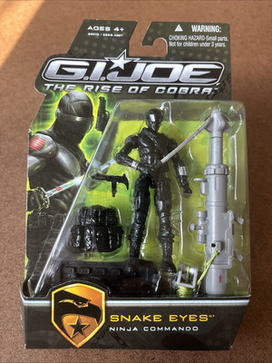 G.I Joe: Rise Of Cobra SNAKE EYES (Ninja Commando Variant) Movie Homage NEW 2008