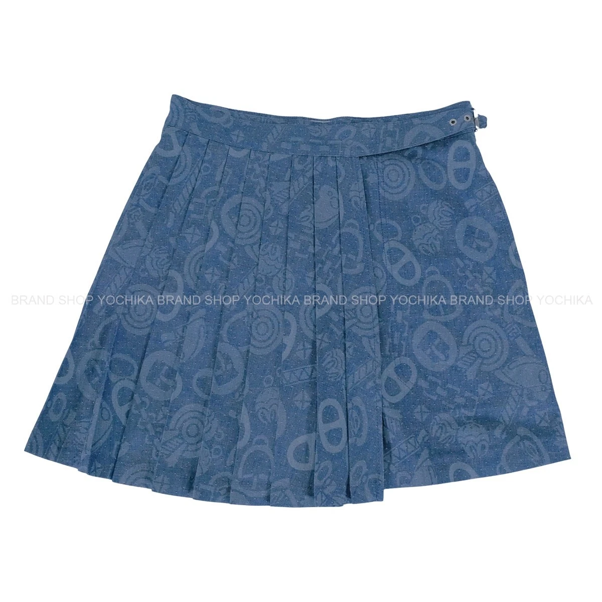 Hermes — 2025SS HERMES Pleats Culottes Candy Libris Cotton #38 skirt[BRAND NEW][Authe...