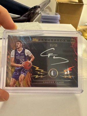 Topps Inception Silver Signings Cooper Flagg RC Auto 05/50