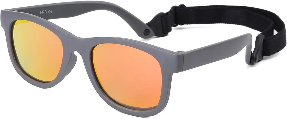 Espejo Flexible Flexible Polarizado Recién Nacido Bebé 1.53 Pulgadas C3* Marrón/Naranja Foto 3 de 4