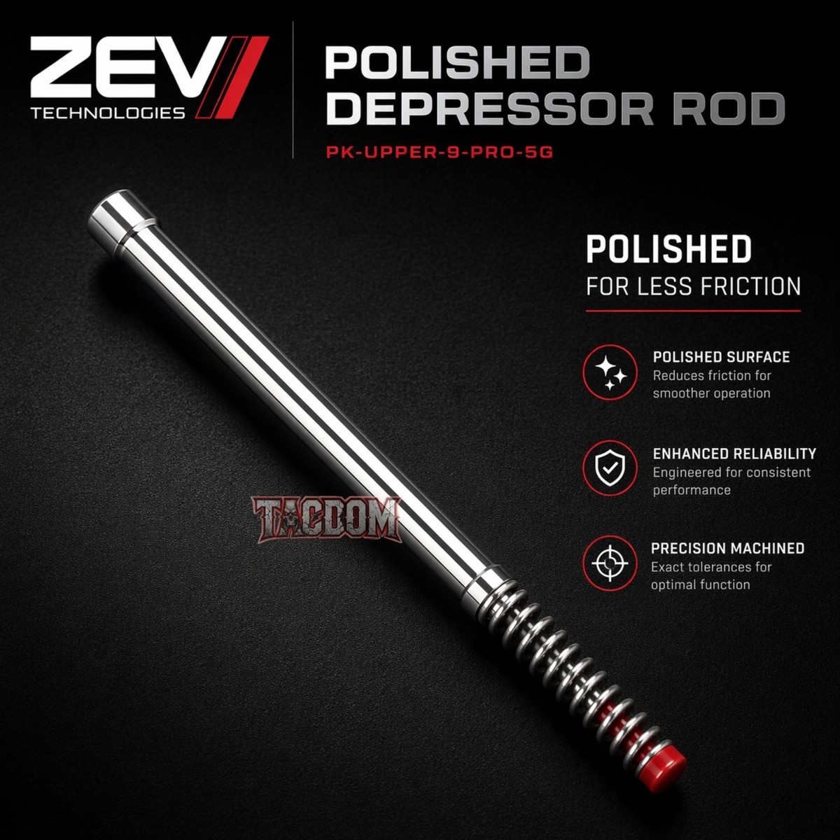 ZEV Technologies FOR Glock GEN 5 Upper Parts Kit PRO 9mm PK-UPPER