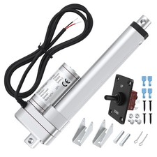 Linear Actuator 12V with Controller 6" 3000N/660lbs Stroke Actuator 5mm/s Mot