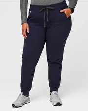 Figs Womens Technical Scrubs Navy blue joggers size XXL Zamora Nurses Dr