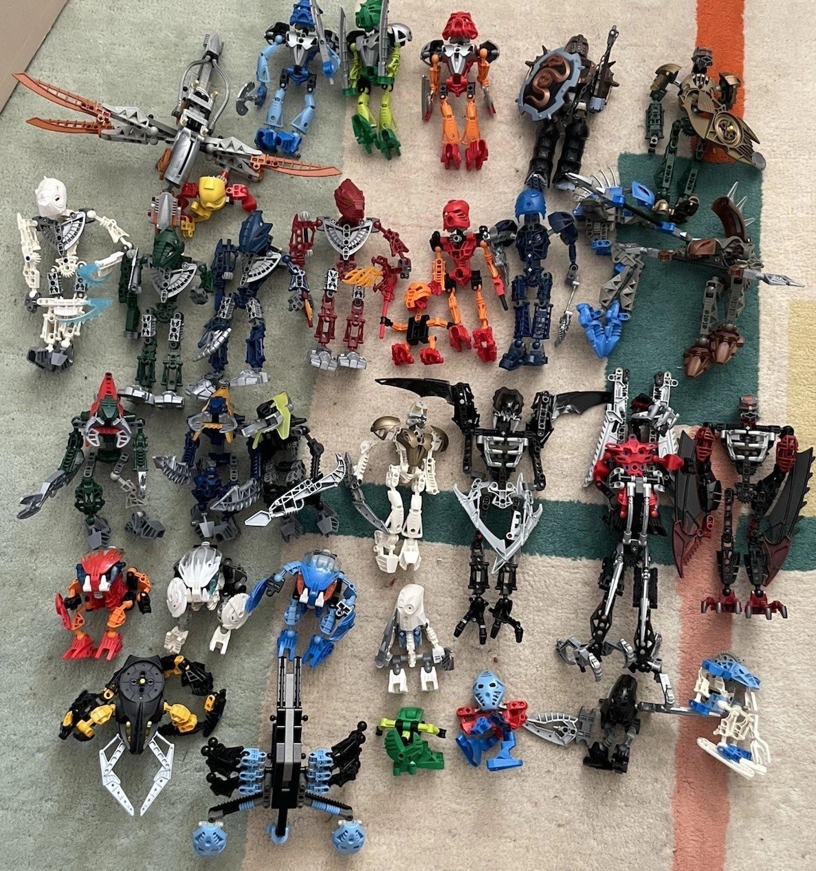 Lego Bionicle Bulk Bundle Of Made Up Firgures