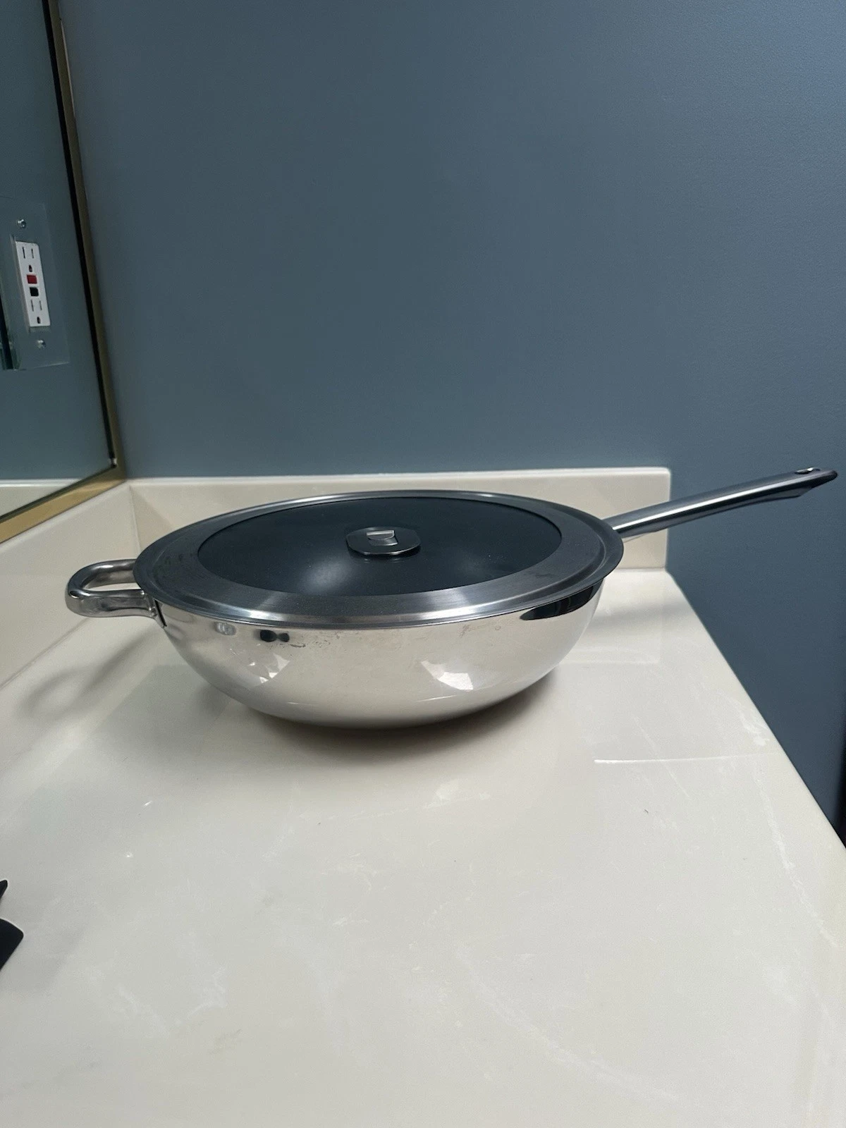 IKEA 365+ Wok Stainless Steel Non-Stick Coating 32 cm (13") With Lid