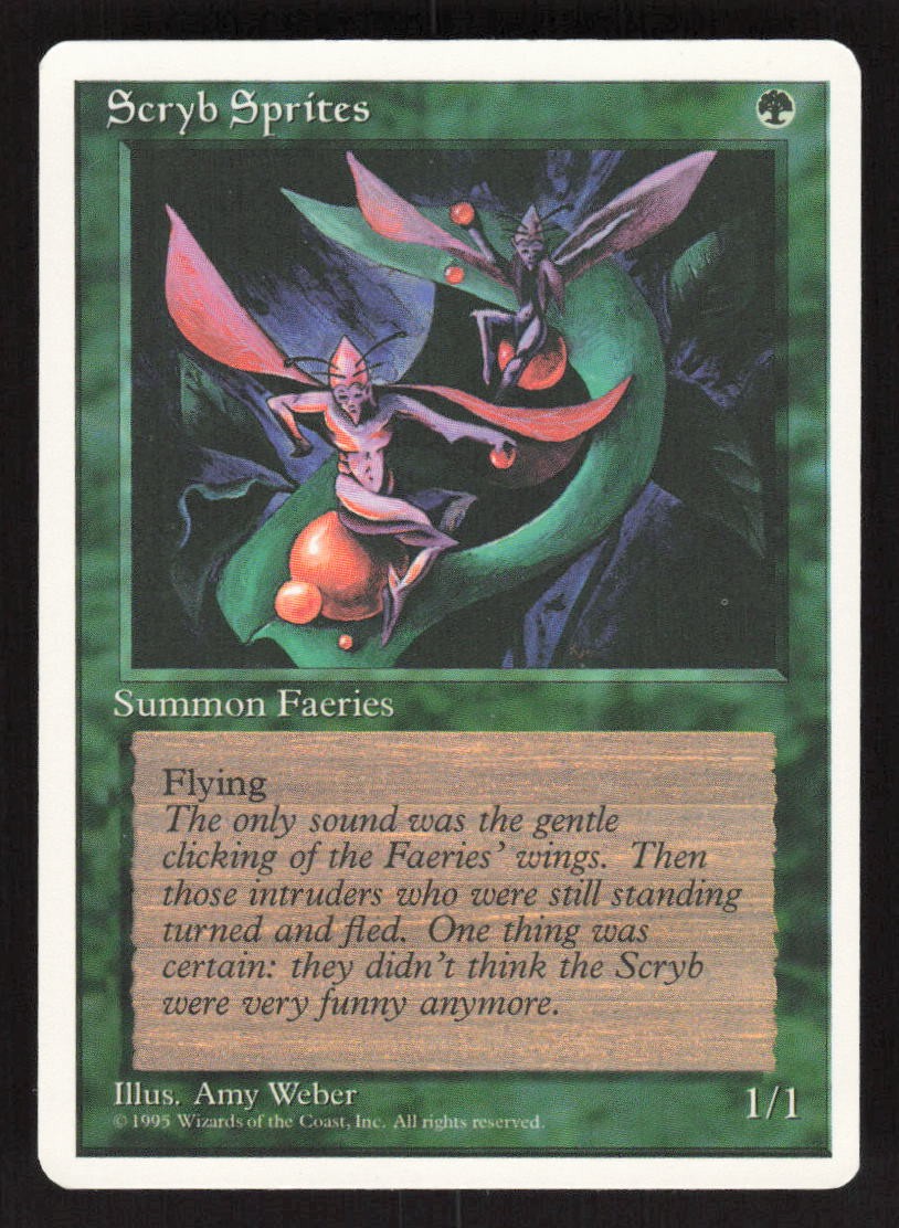 1995 Scryb Sprites Fourth Edition MTG