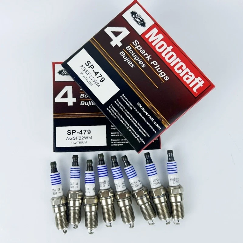 8pcs NEW Motorcraft Ignition Coil DG508 &Spark Plug SP479 For Ford F150 4.6 5.4L Foto 3 de 4