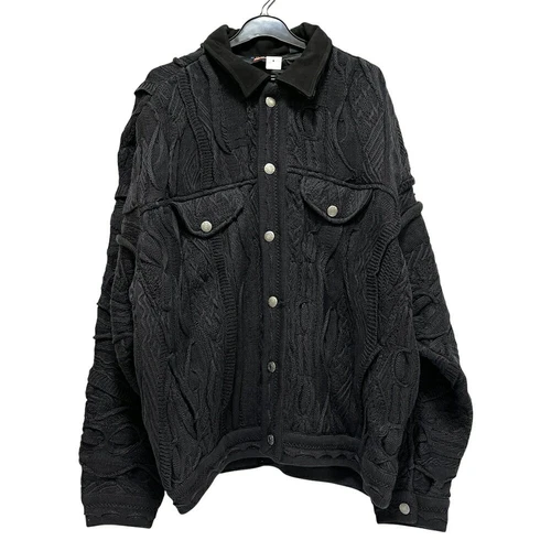 Veste camionneur Supreme X Coogi RN101837 23SS taille L noir tricot survêtement