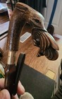 21" Comoy's of London Resin and horn shoe horn - Fox with bird in mouth — photo 2