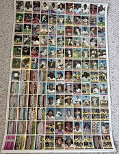 1976 Topps Baseball Card Uncut Sheet - Thurman  Munson (please read description)