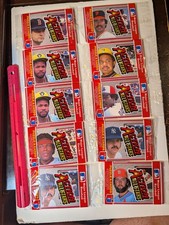 1983 Donruss Action Baseball All Stars Jumbo 5" x 31⁄2" Cards - 1 Random Pack