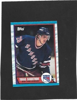 1989 Topps NHL Box Bottom #  C Tomas Sandstrom