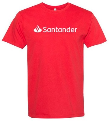 Santander Bank company t-shirt