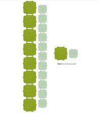 New Lifestyle Crafts Quickutz Cutting Dies - Label Punches 12'' Border 4 dies