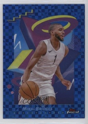 2024-25 Topps Finest Rare Blue X-Fractor 39/49 Mikal Bridges #265 8d2