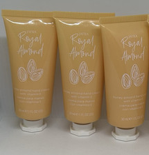 Set of 3 Jafra Royal Almond Honey Almond Hand Cream + Vitamin E~Travel Size 1 OZ