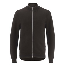 De Marchi Italian-Made Vigorelli Merino Jacket in Chocolate, Size L, Classic Lon