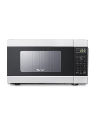 Commercial CHEF CHM990W 900 Watt Counter Top Microwave Oven, 0.9 Cubic Feet.
