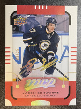 2015-16 Upper Deck MVP Super Script #129 Jaden Schwartz /25 - NM-MT
