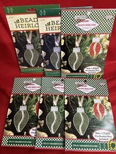 Christmas Ornament Beaded Heirlooms Ornament Kit 6757 , 1997 NEW old stock X6