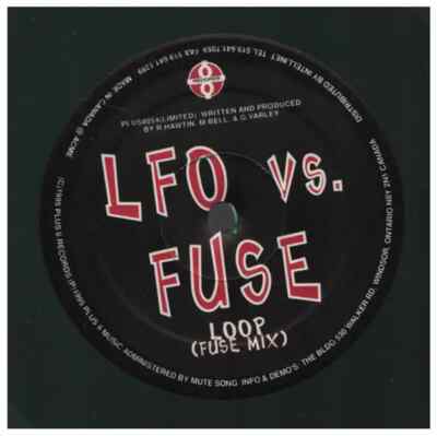 LFO vs. FUSE Loop GREEN TRANSLUCENT / SINGLE SIDED Vinyl Single 12inch