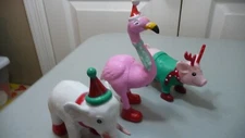 Ankyo Party Christmas Party Animals...Elephant ..Pig..... Flamingo