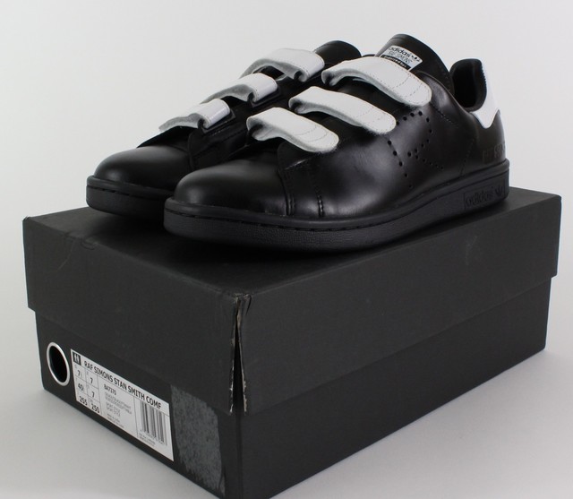 raf simons adidas black and white