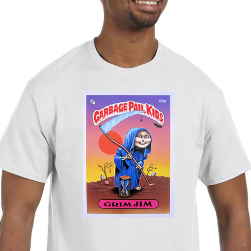 Garbage Pail Kids Grim Jim T-Shirt NEW *Pick your color & size* 80's - Picture 7 of 9