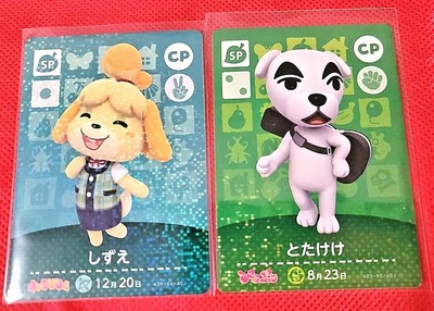 Amiibo Card Totakeke K K Pikopuri Cp Isabelle Charapafe Japan Limited Rare Good Ebay