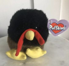 Puffkins STRUT THE TURKEY Plush Stuffed Animal Thanksgiving With Tag