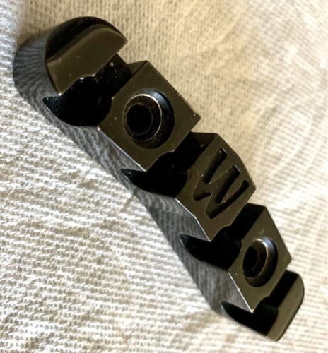 Warwick Corvette Bass Guitar Original Logo Black Tailpiece Made in Germany - Picture 3 of 8
