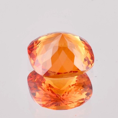 Natural Fanta Orange Ceylon Sapphire Cushion Cut Loose Gemstone GIT Certified - Picture 6 of 6