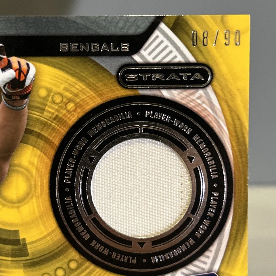 Tyler Eifert Rookie Jersey /90 Mint 2013 Topps Strata Gold Variation SR-TE Cincy - Image 3 of 4